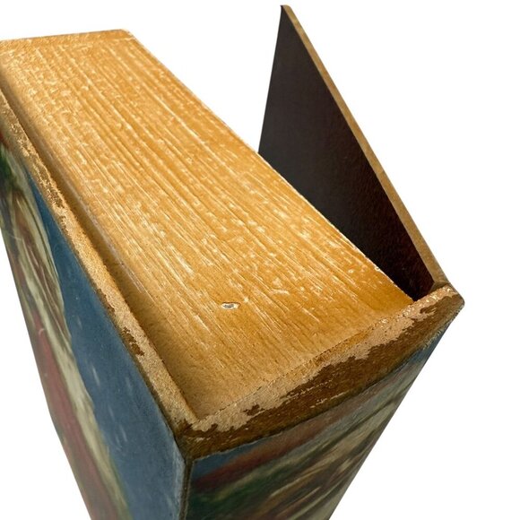 PIER 1 IMPORTS Santa Claus  Book Box Christmas Decor Treasure Keeper - Picture 7 of 9